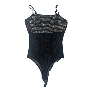 AKIRA Size Small with jumpsuit rhinestones.